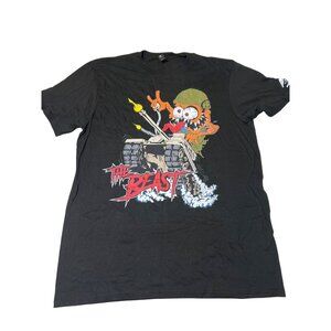 The Beast Graphic T-Shirt By Medals Of America Black Short Sleeves Size Large